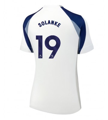 Tottenham Hotspur Dominic Solanke #19 Hjemmebanetrøje Dame 2025-26 Kortærmet